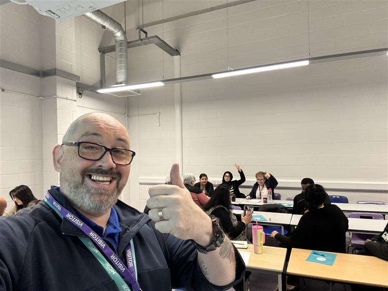 IKON Trainer Kevin Cook delivering training to the education sector.