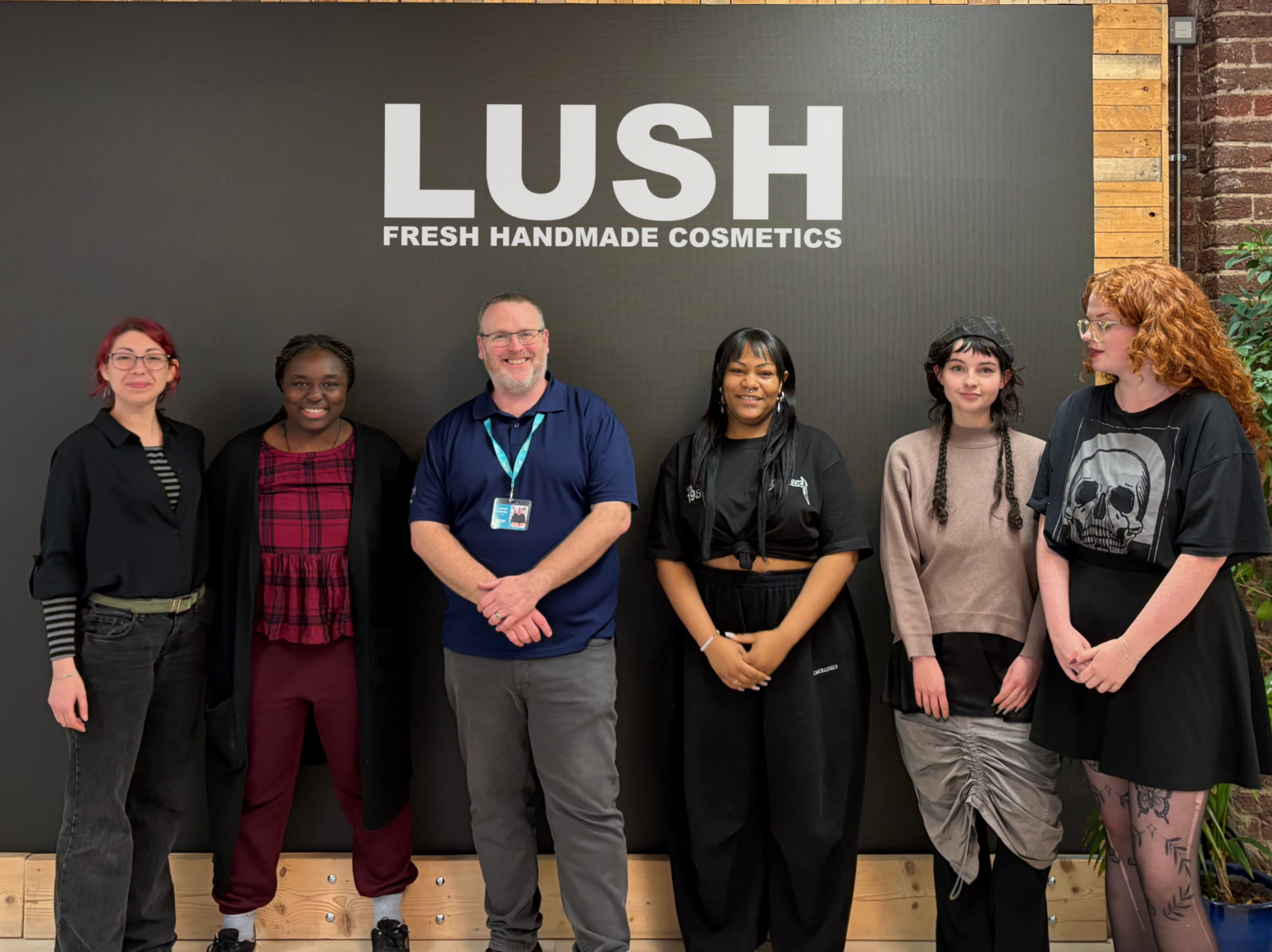 IKON Trainer James Adams with LUSH learners