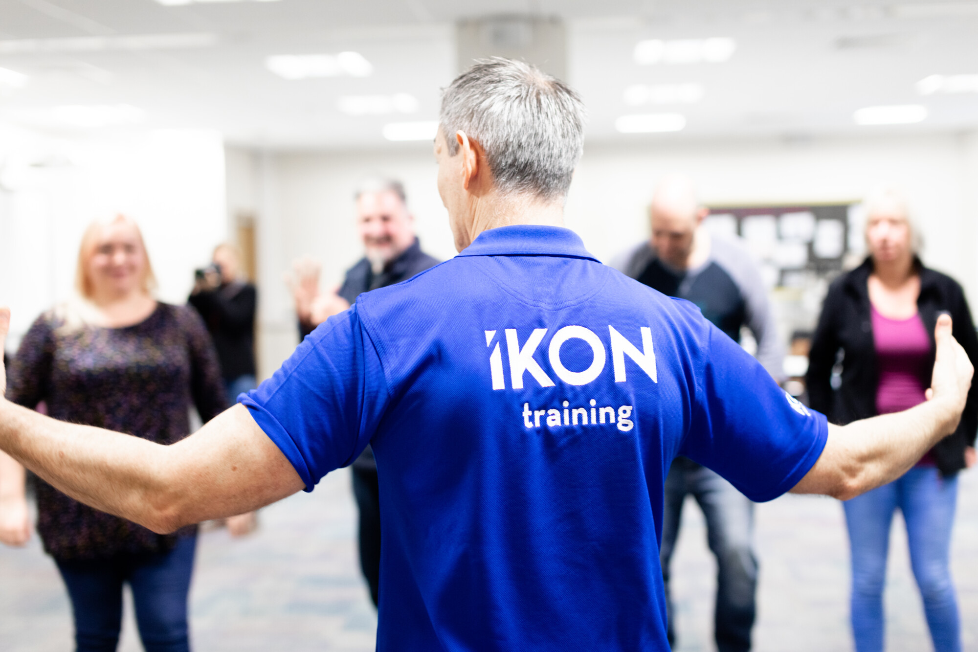 Training Director at IKON James Crown delivering an In-Person Training session.