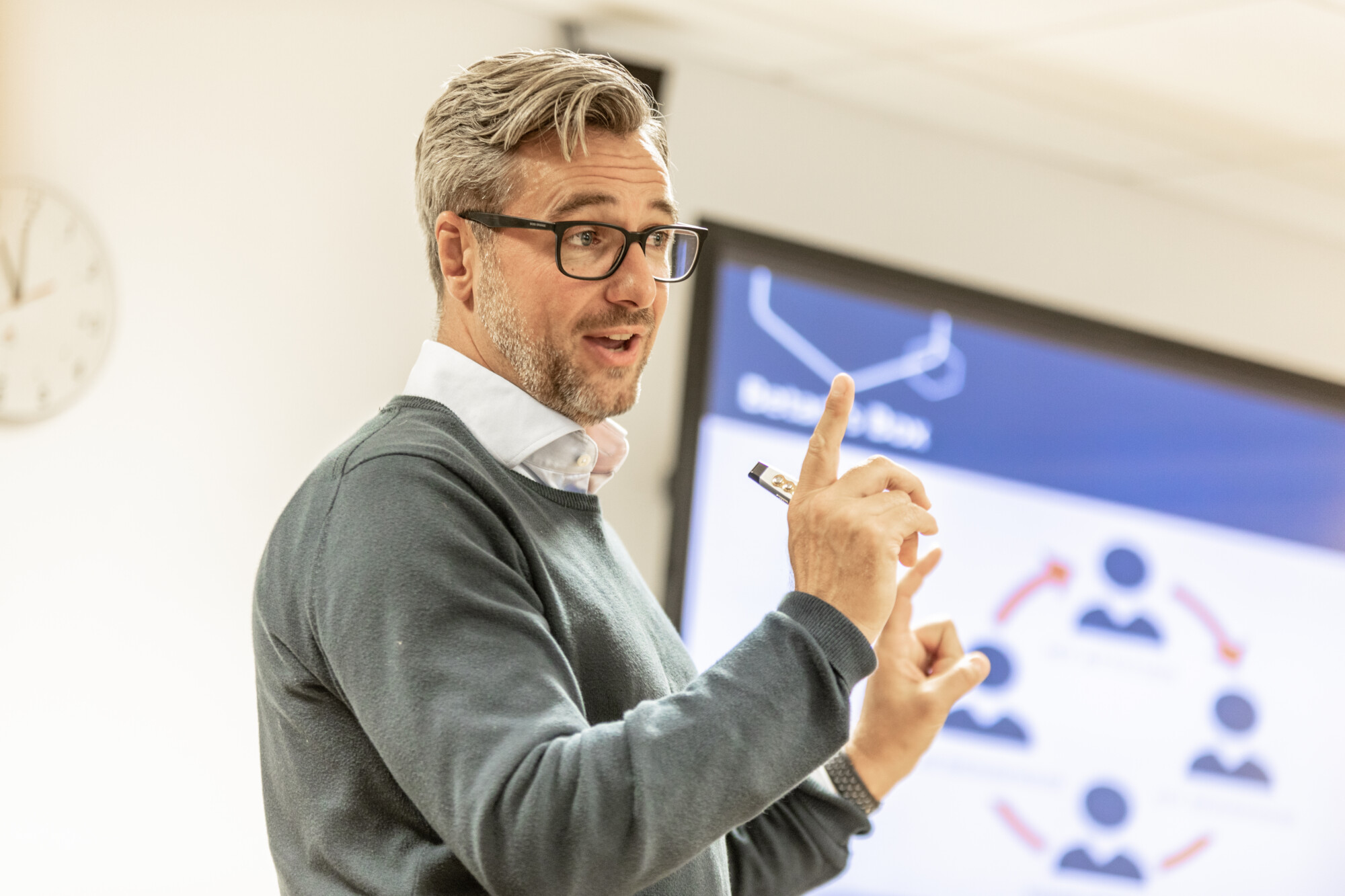 IKON Training Managing Director delivering Conflict Resolution Training, Kings College Hospital London