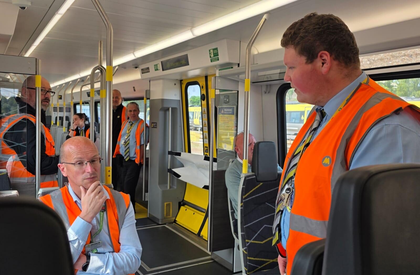 Kevin Cook delivering IKON Training to Merseyrail Transport.